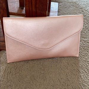 Forever21 Rose Gold Envelope Clutch